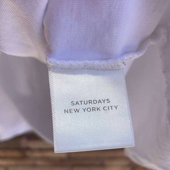 Saturdays Surf NYC Floater Fill T-shirt - White XL - Picture 10 of 12